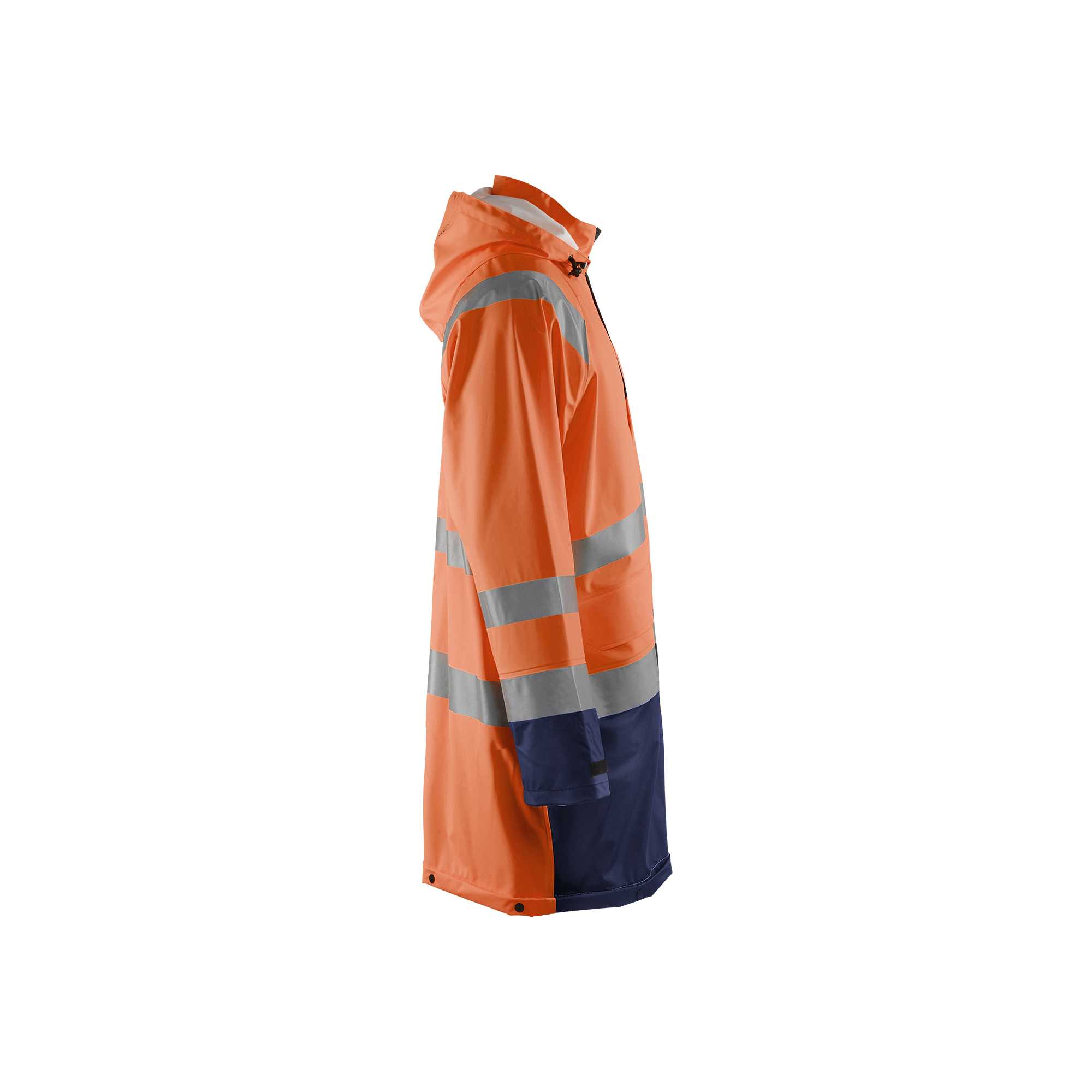 BLAKLADER 43242000 Rain Jacket Hi Vis LEVEL 1 Hi Vis Reflective Rain Jacket MEN - Waterproof